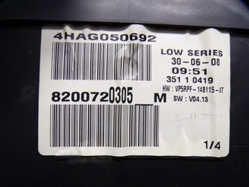 фото thumb №7, Renault megane ii рестайлінг 1.9 dci спідометр  прилади спідометр 8200720305m