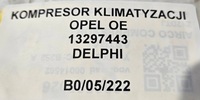 фото thumb №7, Компресор кондиціонера opel оригінальний номер 13297443