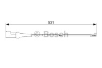 Датчик тормозных колодок ham. ford transit 2,0tdci 16- bosch 1 987 473 574 Киев, фото thumb