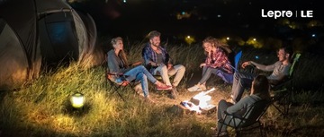 Lampa Latarka Kempingowa LED 1000Lumens USB PowerB