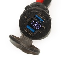 фото thumb №14, Роз'єм заряджання usb 2x qc3.0 36w + pd 55w 12-24v woltomierz