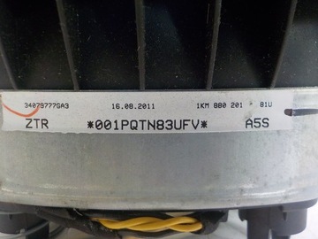 фото thumb №8, Vw jetta v polo golf vi подушка водія air bag 1km880201 подушка безпеки