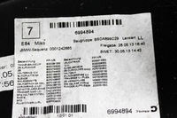 фото thumb №7, Консоль панель приладів bmw x1 e84 6994894 2.0l бензиновий 179kw 2014