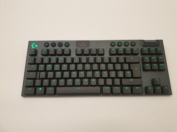 Беспроводная клавиатура Logitech G915 TKL, черная, светодиодная игровая подсветка