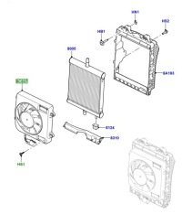 Оригинальный вентилятор вентилятор радиатора new range rover l460 l461 lr154241 с Разборки, фото thumb
