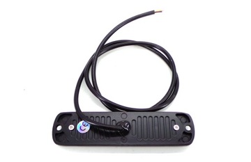 Lampa obrysowa strobo 6 LED 12V-24V, zielona mocna