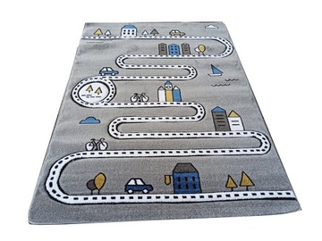 КОВЕР PETIT 160x220 STREET STREETS GREY 3D HIT
