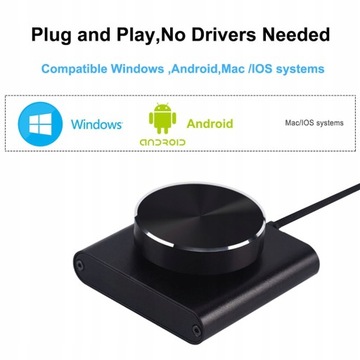 USB-компьютерный мини-контроллер отключения звука с одной кнопкой