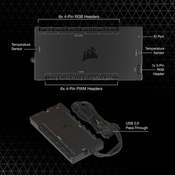 Регулятор-концентратор Corsair iCUE COMMANDER CORE XT