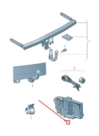 фото thumb №8, Кронштейн запобіжник vag audi a6 avant 4f