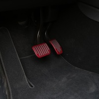 фото thumb №7, Накладки na педали y аксессуары стоп алюминий красный