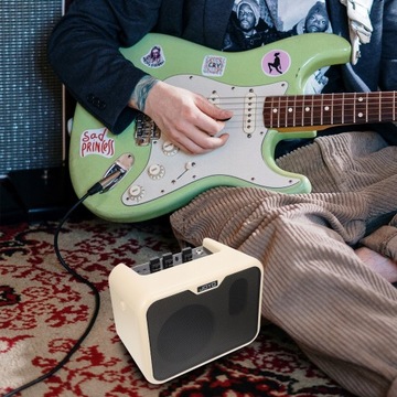 Электрогитара с басовым динамиком Mini Amp
