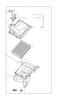 Елемент  фільтра повітря toyota rav4 prius v prius lexus ct 200h nx 300h Київ, фото thumb