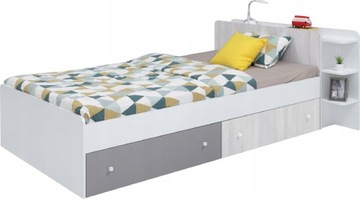 молодежная кровать 120x200 с COMO 13 полками