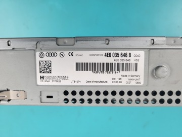 фото thumb №5, Audi a6 c6 09r рестайлинг считыватель cd навигации карт sd 4e0035646b