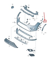 фото thumb №2, Seat arona kj передняя часть left бампер guide профиль 6f9807183