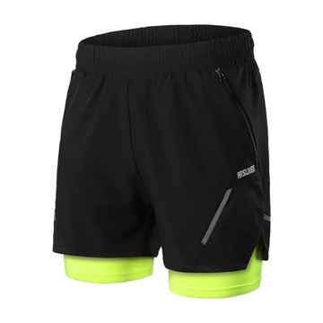 SPODENKI SPORTOWE DO BIEGANIA ARSUXEO NA ROWER SZORTY SIŁOWNIĘ r XL