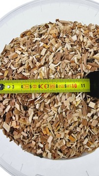 ZRĘBKI 6-8mm JABŁOŃ WĘDZARNICZE OWOCOWE Z DREWNA JABŁONI KL.08 WIADERKO 3L.
