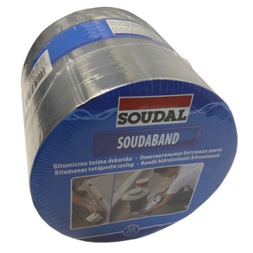 Лента кровельная битумная самоклеящаяся 15смх10мб SOUDAL SILVER ALUMINIUM