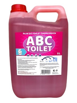 PŁYN DO TOALET TURYSTYCZNYCH ABC TOILET 5L RED