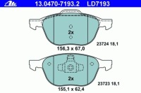 Гальмівні колодки гальмівний. ford focus 2 04- focus 2 05- 3 в Україні, фото thumb