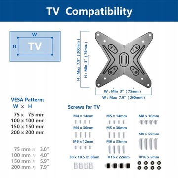 STOJAK POD TV 13-43 CALE KÓŁKA MOBILNY CZARNY PREMIUM
