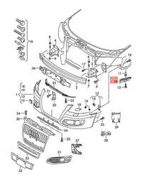 фото thumb №6, Секція напрямна vag audi a3 cabriolet 8p 2008-2013 оригінальний