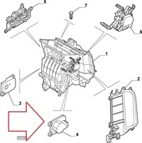 фото thumb №9, Моторчик отопителя активатор fiat croma 2 2005-10 77363718 09180203