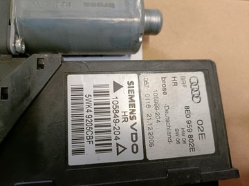 фото thumb №5, Двигатель стекло правый зад audi 8e0959802e