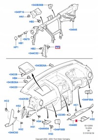 фото thumb №8, Бардачок корпус консоли ford fiesta 01-08 fusion