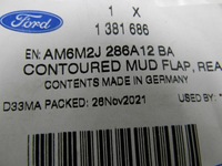 фото thumb №3, Бризковики задня ford galaxy mk3