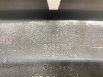 фото thumb №11, Накладка спойлер нижній бампера перед bmw x2 f39 м-пакет