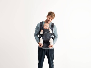 ПЕРЮЗИНКА BABYBJORN MOVE 3D СЕТКА АНТРИАЦИТ серый