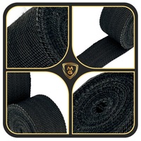 фото thumb №5, Лента бандаж термический ceramiczno-szklany 5mx5cm + 5 хомут ball-lok чёрный