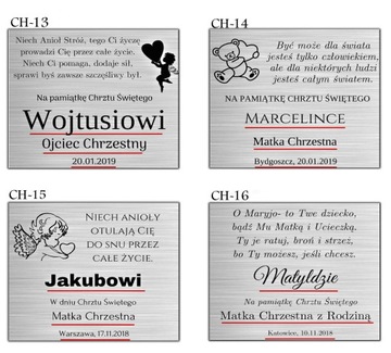 RAMKA SREBRNA CHRZEST URODZINY ROCZEK Z GRAWEREM