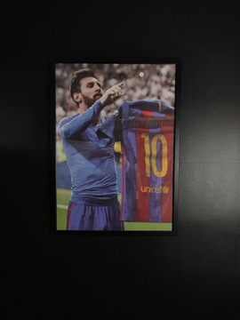Картина в рамке 50x70 Лео Месси Барселона Nike