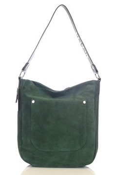 VERA PELLE Итальянская замшевая сумка BAG с удобной ручкой КОЖА S56