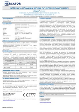 ПЕРЧАТКИ ОДНОРОДНЫЕ НИТРИЛОВЫЕ синие MERCATOR MEDICAL 100 шт, размер XS
