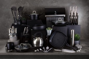 ГРАНИТНЫЙ ВОК 28см BERLINGERHAUS BLACK SILVER BH-1