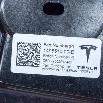 фото thumb №6, Tesla модель y 2022 перед сторона левая подъемник стекла дверь з двигатель