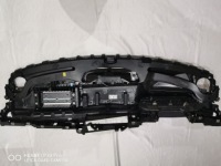 фото thumb №7, Audi a6 a7 c8 чёрная кожа гладкая nić серый консоль торпедо раздаточная