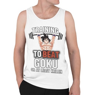 TANK TOP DRAGONBALL TRAINING TO BEAT GOKU
