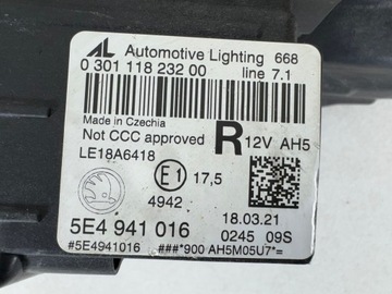 фото thumb №14, Skoda octavia iv 4 5e4 полный led лампа левая правая перед фары комплект