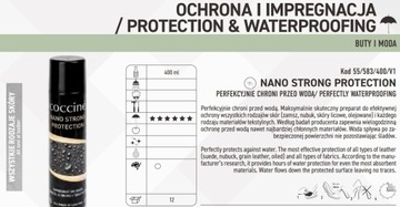 ВОДОНЕПРОНИЦАЕМАЯ пропитка для кожи и тканей STRONG Coccine NANO STRONG 400 мл