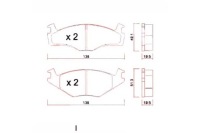 Купить Тормозные колодки тормозные zimmermann 171698151f 191698151d, фото thumb