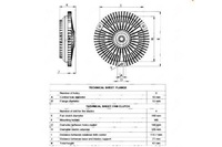 фото thumb №2, Nrf сцепление вязкостный db om602 210-410d 4 болты