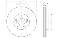 фото thumb №1, Hella тормозные диски тормозные 2szt acura legend iii 3.5