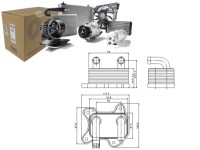 Купити Nissens 90682 радіатор оливи, олія двигунний, фото thumb