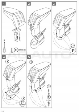 фото thumb №7, Підлокітник стандарт peugeot 107, 2005-