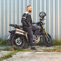 Мотоциклетный шлем W-TEC Café Racer с открытым лицом M